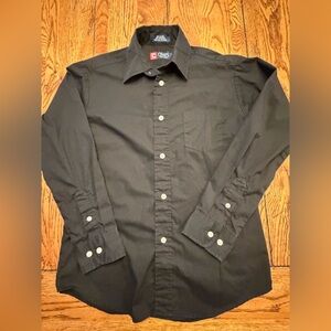 Classic Black Boys black dress  Shirt sz 12